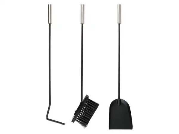 Bild 3 von LIVARNO home Kaminbesteck; Feuerholzablage; Feuerholzzange; Feuerholzkorb