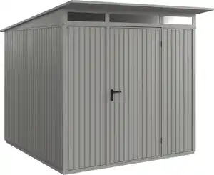 EcoStar Gerätehaus Trend-P Typ 2 graualuminium 247,9 x 283,4 x 232,3 cm