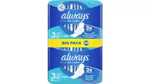 Always ULTRA Damenbinden Night mit Flügeln BigPack