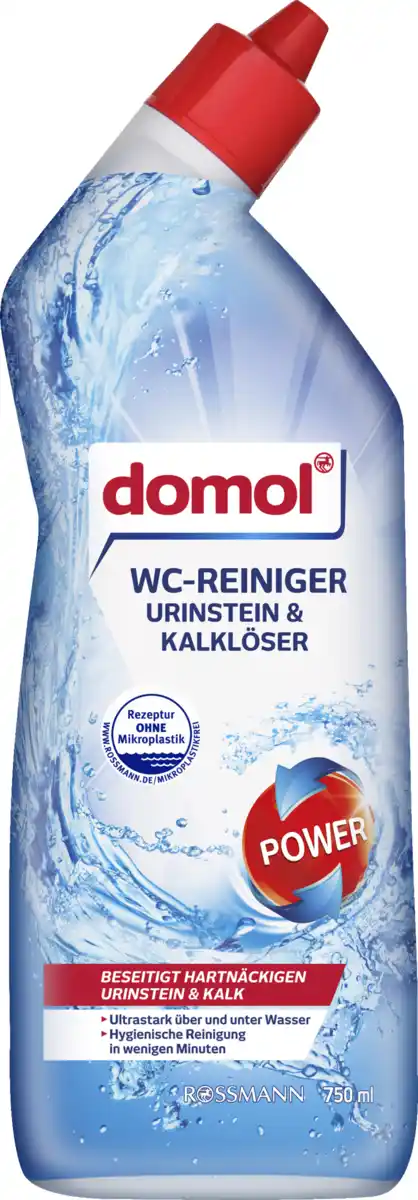 Bild 1 von domol WC-Reiniger Urinstein & Kalklöser, 750 ml
