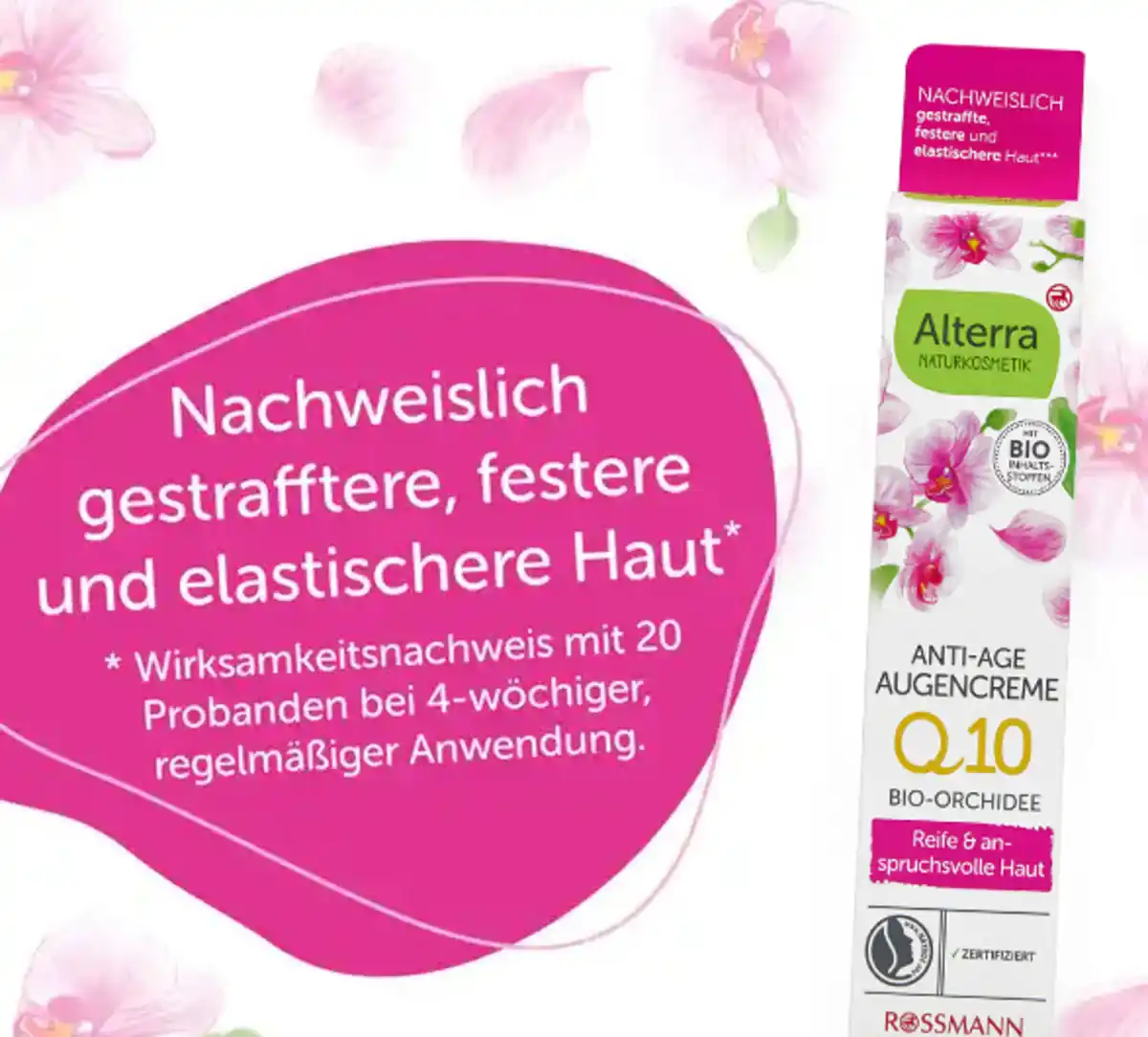 Bild 2 von Alterra NATURKOSMETIK Anti-Age Augencreme Orchidee, 15 ml