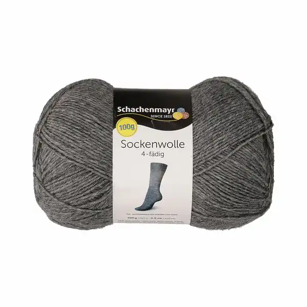 Bild 1 von Sockenwolle SMX 100g kiesel meliert