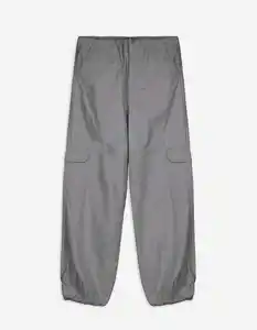 Kinder Fallschirmhose - Aufgesetze Taschen - grau