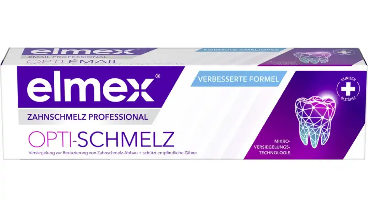 Bild 1 von elmex Zahnpasta Professional Opti-schmelz Versiegelung & Stärkung – versiegelt den Zahnschmelz, schützt vor Zahnschmelzabbau