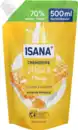 Bild 1 von ISANA Cremeseife Milch & Honig Nachfüllbeutel, 500 ml