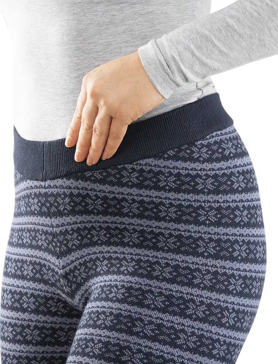 Bild 1 von IDEENWELT Strick-Leggings dunkelblau Gr. XL