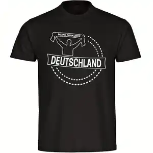 multifanshop® Herren T-Shirt - Deutschland - Meine Fankurve - Druck weiß