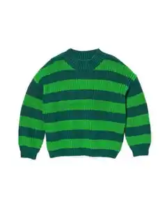 Kinder-Strickpullover grün