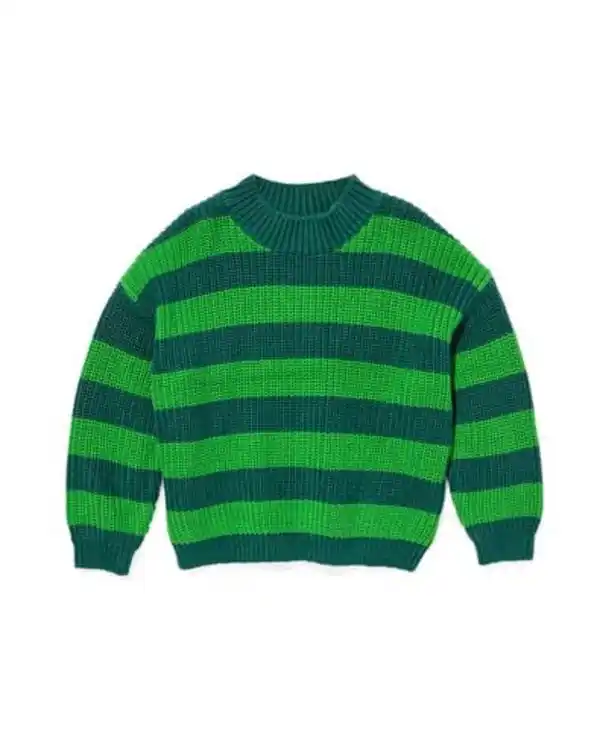 Bild 2 von Kinder-Strickpullover grün