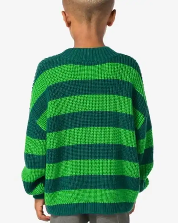 Bild 4 von Kinder-Strickpullover grün