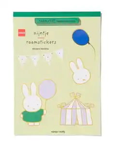 Miffy-Fensteraufkleber mit Fenstermarker