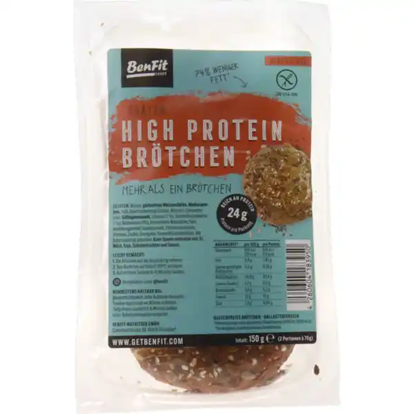 Bild 1 von Benfit High Protein Vollkorn Brötchen