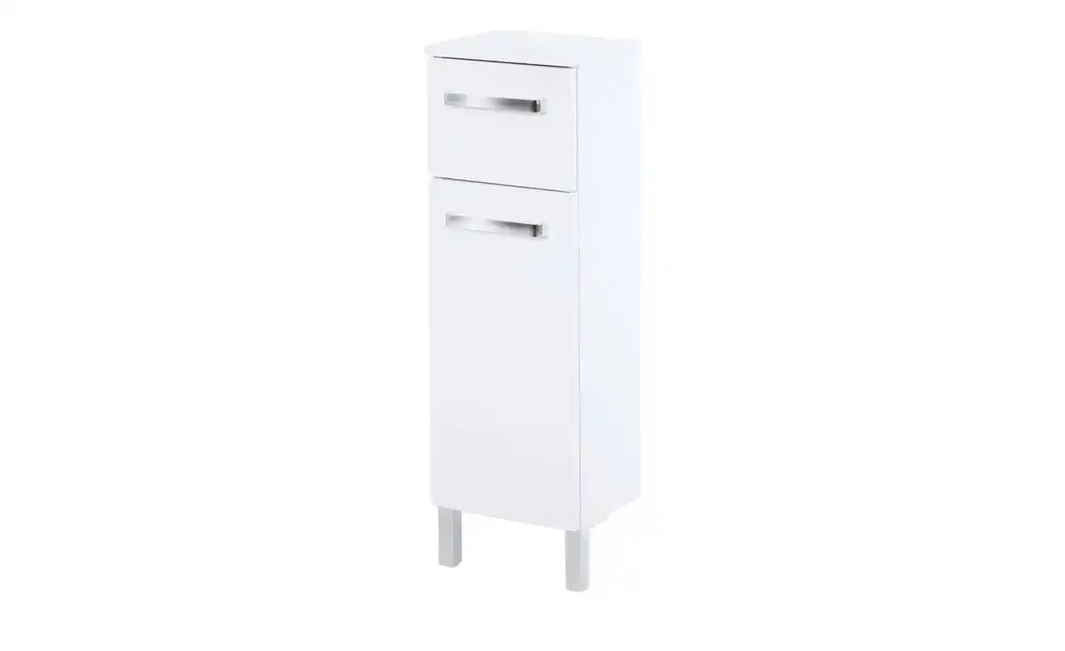 Bild 1 von Bad-Unterschrank  Waidhofen ¦ weiß ¦ Maße (cm): B: 25 H: 81 T: 20 Badezimmer > Badschränke > Bad-Unterschränke - Sconto