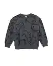 Bild 2 von Oversized-Sweater, Print dunkelgrau