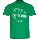 Bild 1 von multifanshop® Herren T-Shirt - Deutschland - Meine Fankurve - Druck weiß