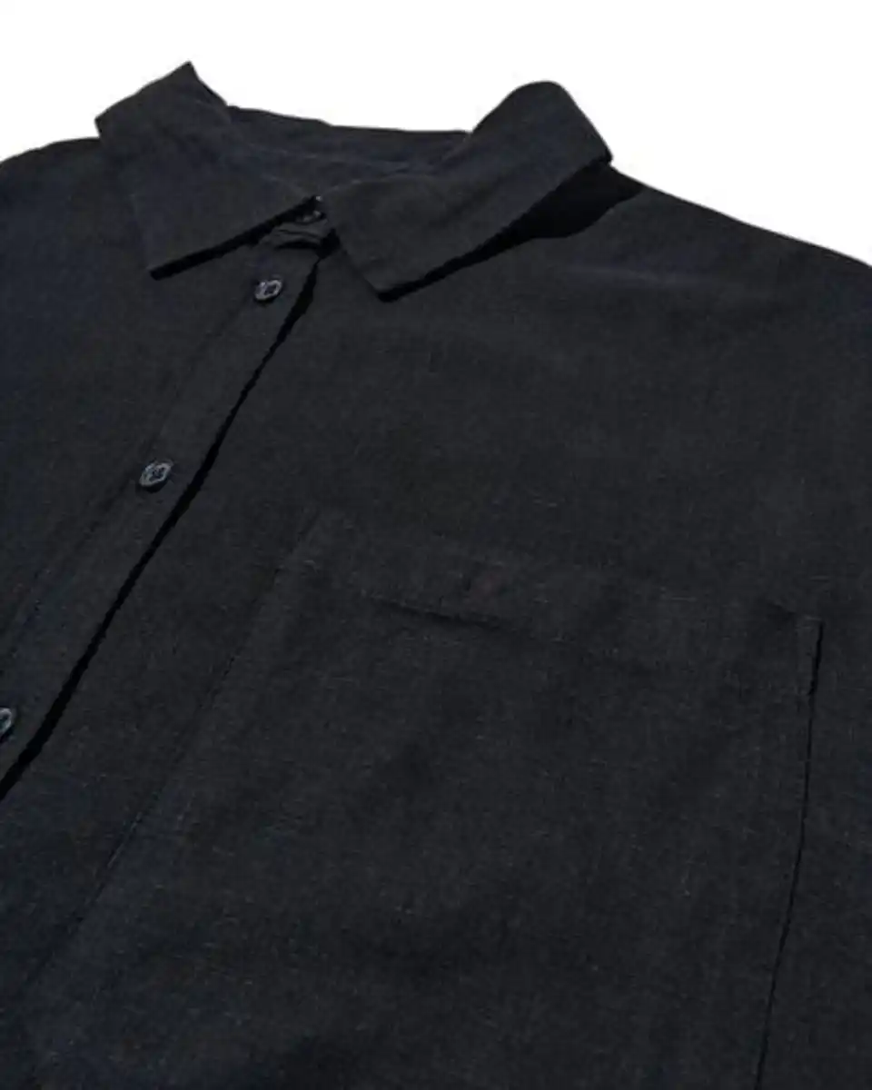 Bild 3 von Damen-Hemdblusenkleid Lizzy, mit Leinen schwarz