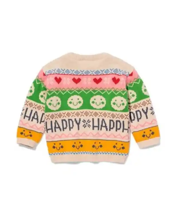 Bild 4 von Kinder-Strickpullover, fröhlich bunt