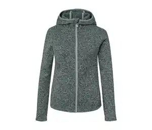 Strickfleece-Jacke, grün