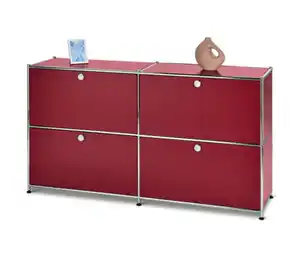 Sideboard »CN3« mit 4 Klappfächern, rot