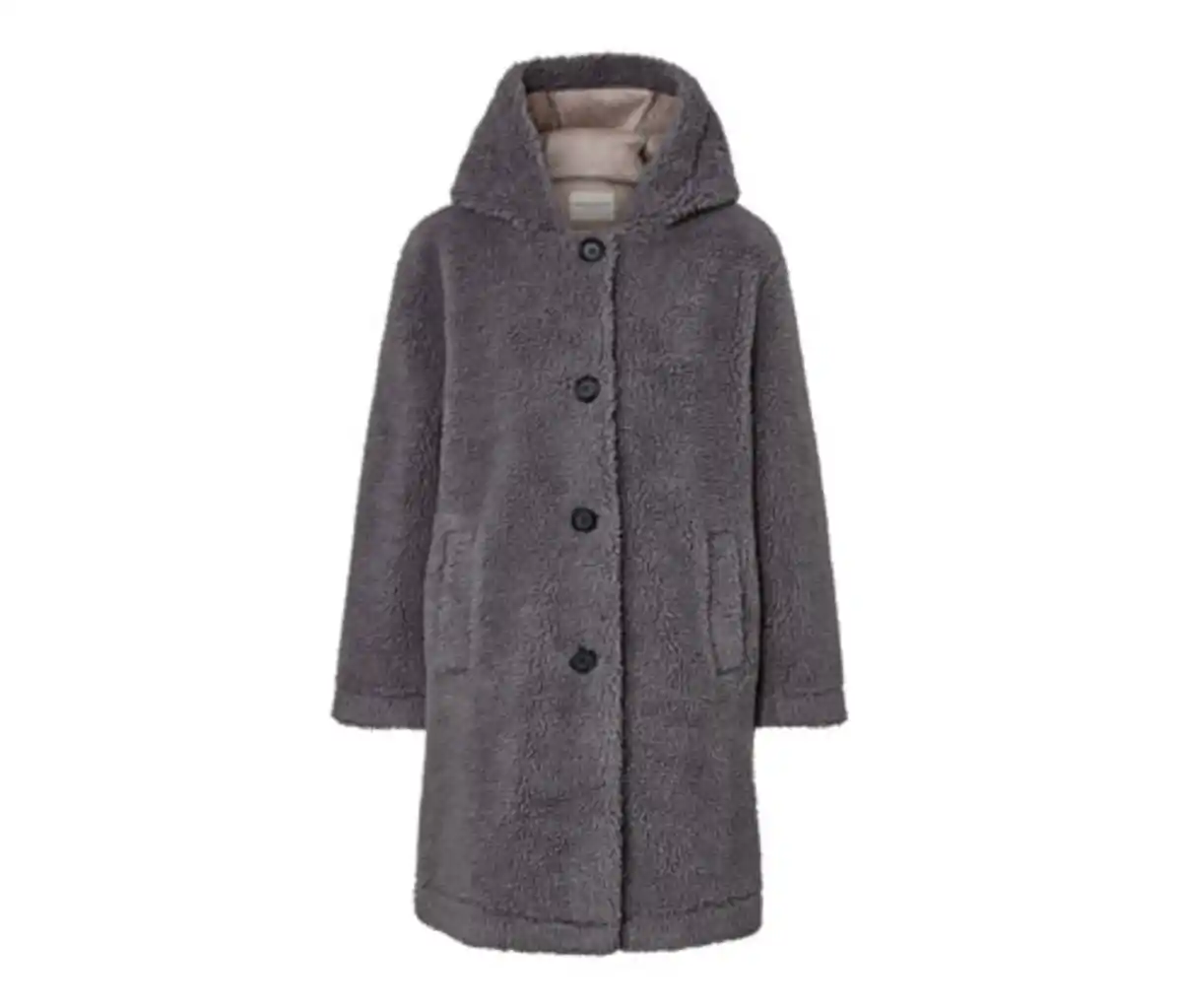 Bild 1 von Teddymantel mit Kapuze