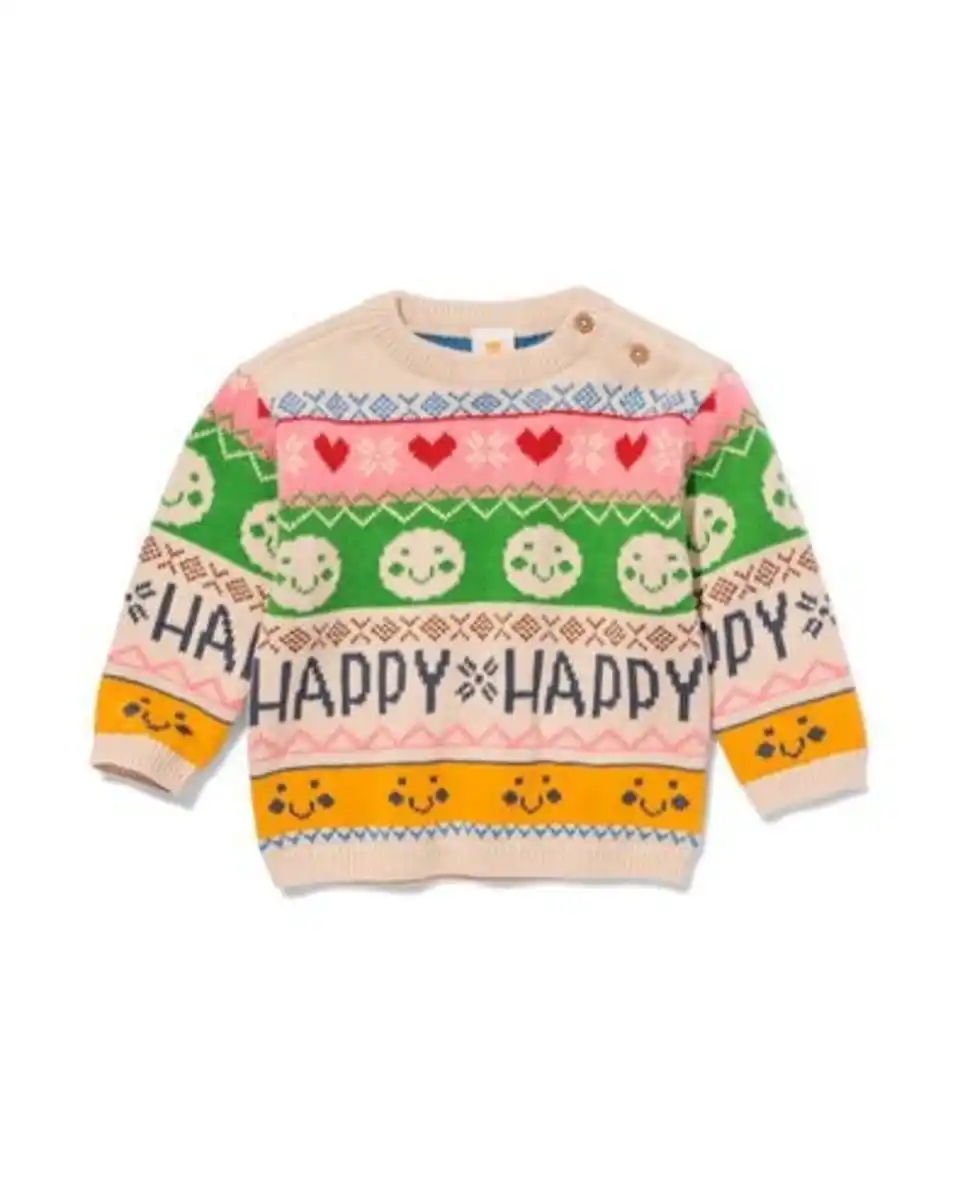 Bild 1 von Kinder-Strickpullover, fröhlich bunt