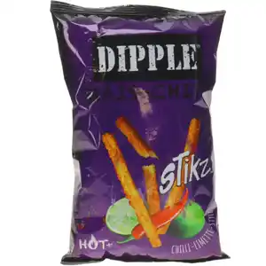 Dipple 2 x Mais-Chips Stikz Hot Chili Limette