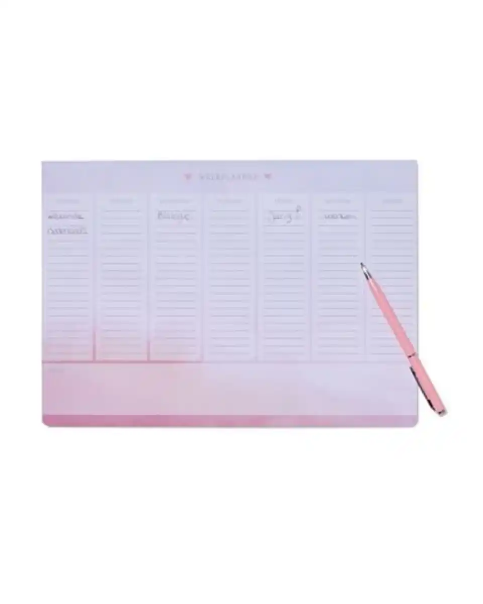 Bild 2 von Magnetischer Wochenplaner, DIN A4, rosa