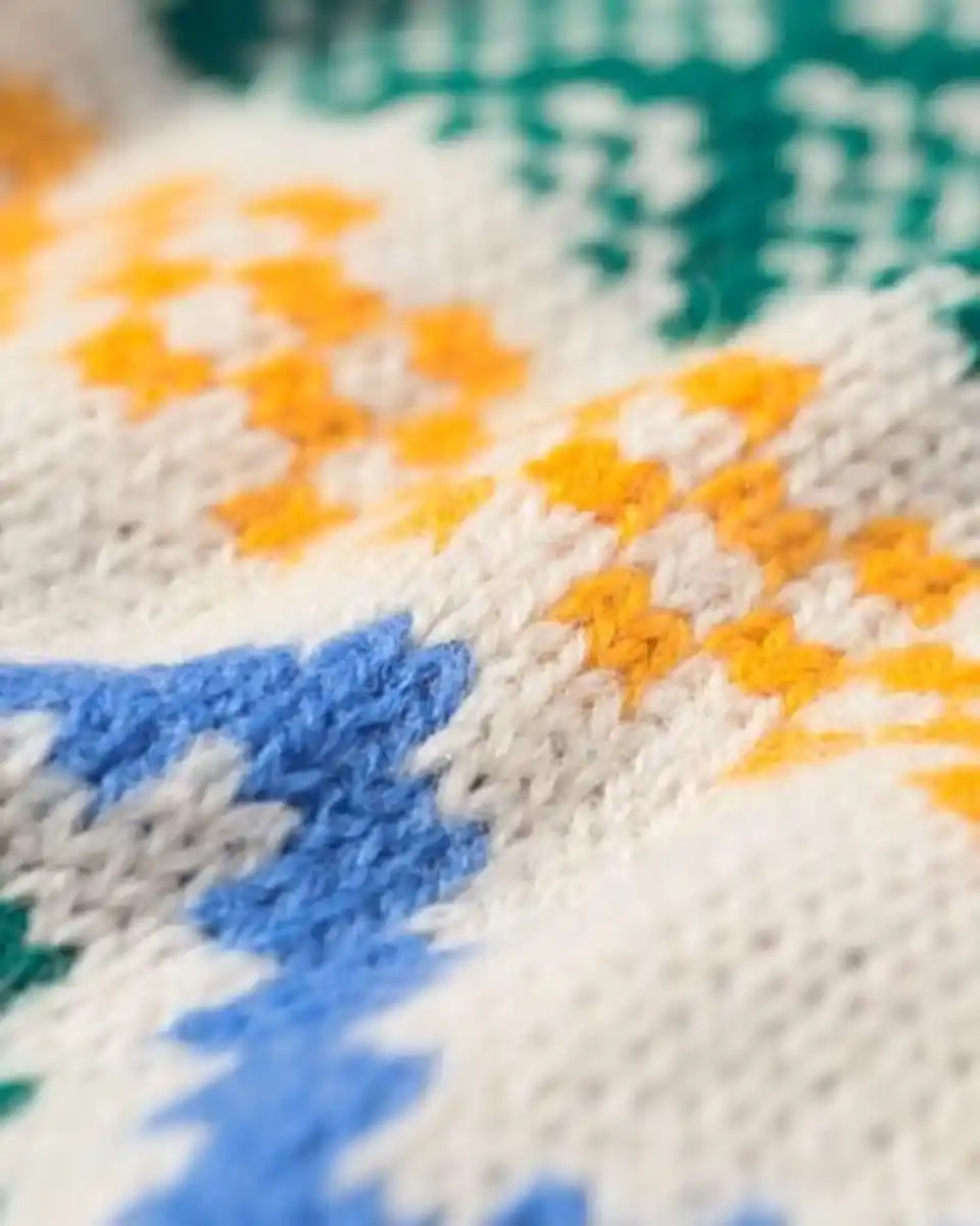 Bild 3 von Takkie Kinderpullover gestrickt bunt