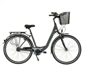 HAWK Bikes Fahrrad »City Wave Deluxe Plus«, grau, 26 Zoll, 44-cm-Rahmen