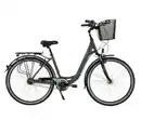 Bild 1 von HAWK Bikes Fahrrad »City Wave Deluxe Plus«, grau, 26 Zoll, 44-cm-Rahmen