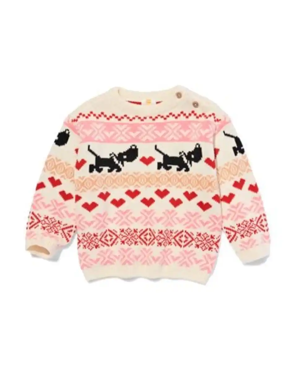 Bild 1 von Kinderpullover gestrickt Takkie ecru