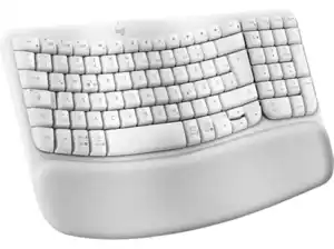 LOGITECH Wave Keys for Mac, ergonomische Tastatut, Sonstiges, kabellos, Off White, Off White