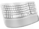 Bild 1 von LOGITECH Wave Keys for Mac, ergonomische Tastatut, Sonstiges, kabellos, Off White, Off White