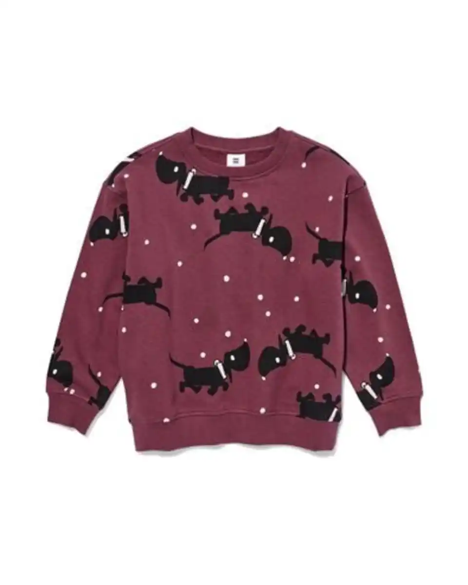 Bild 2 von Oversized-Sweater, Takkie rot