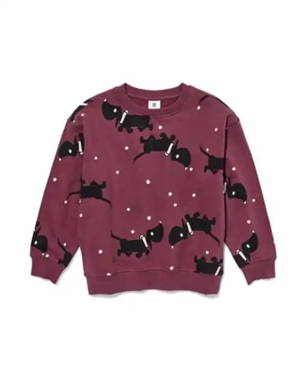 Bild 2 von Oversized-Sweater, Takkie rot