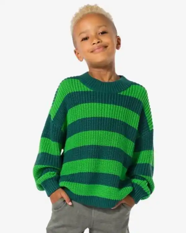 Bild 1 von Kinder-Strickpullover grün