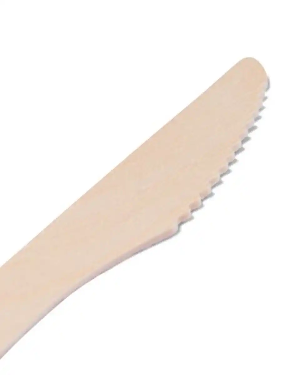 Bild 2 von 10er-Pack Einwegmesser, Holz