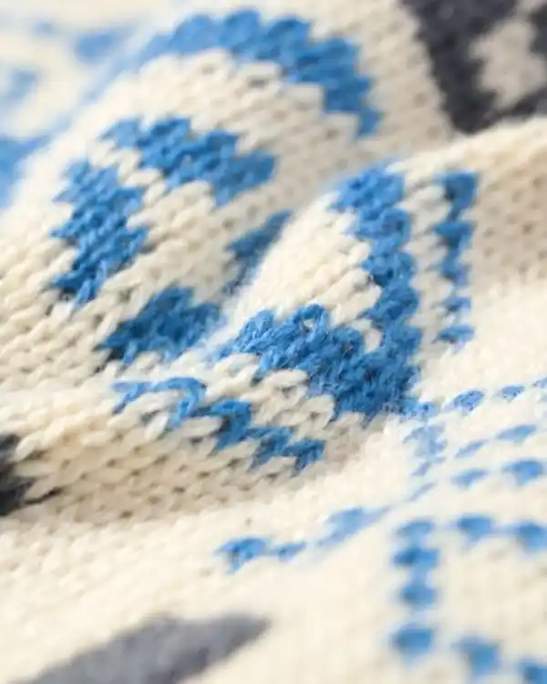 Bild 3 von Takkie Kinderpullover gestrickt blau