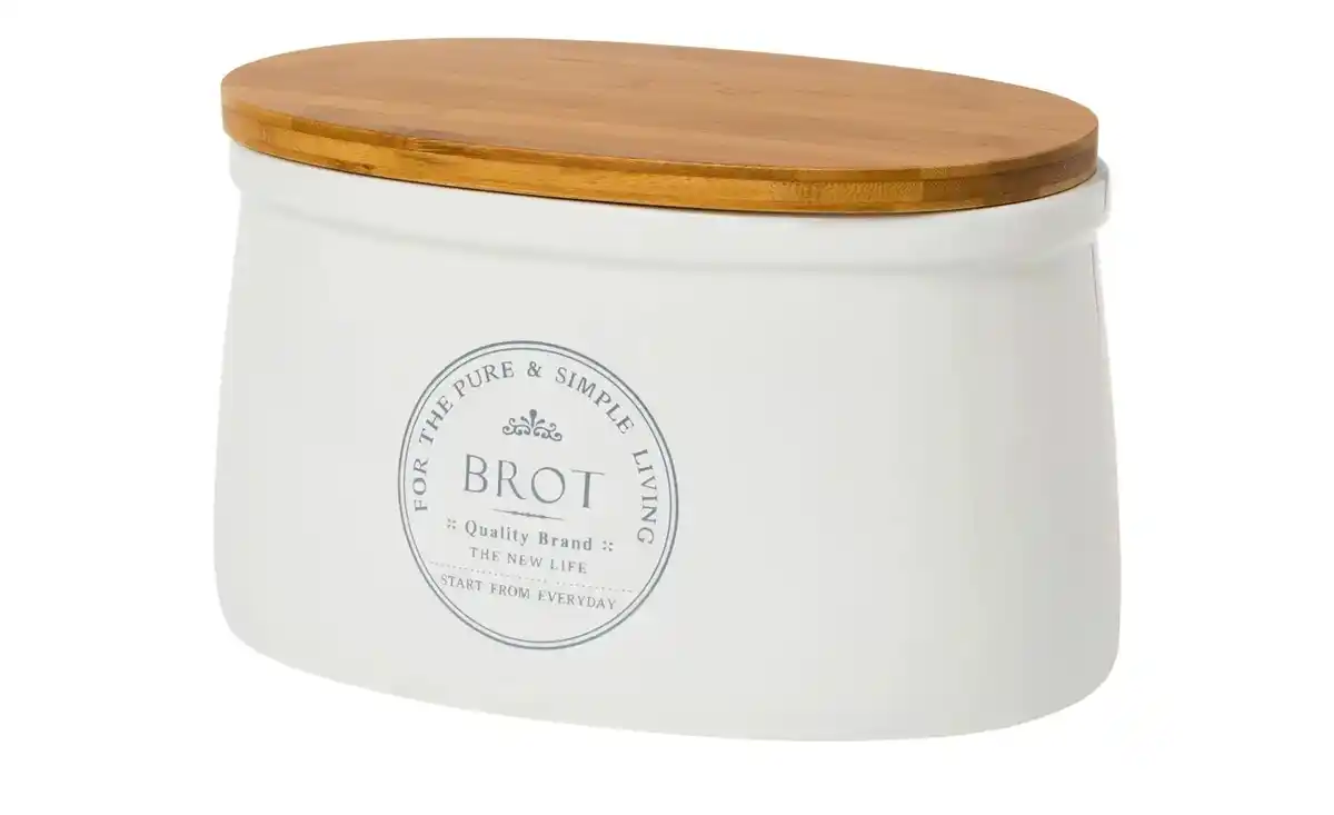 Bild 1 von KHG Aufbewahrungsdose  Brot ¦ weiß ¦ Maße (cm): B: 20,2 H: 19 Küchenzubehör - Sconto