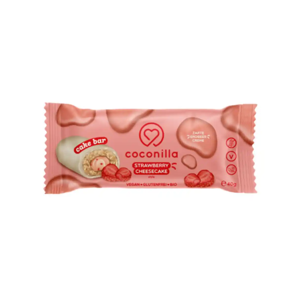 Bild 1 von coconilla BIO Cake Bar Strawberry Cheesecake Style