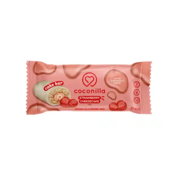 Bild 1 von coconilla BIO Cake Bar Strawberry Cheesecake Style