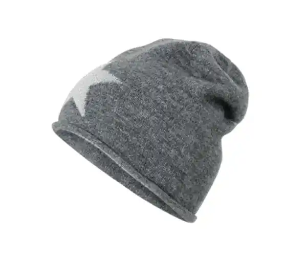 Bild 1 von Feinstrick-Beanie mit Glitzer-Stern