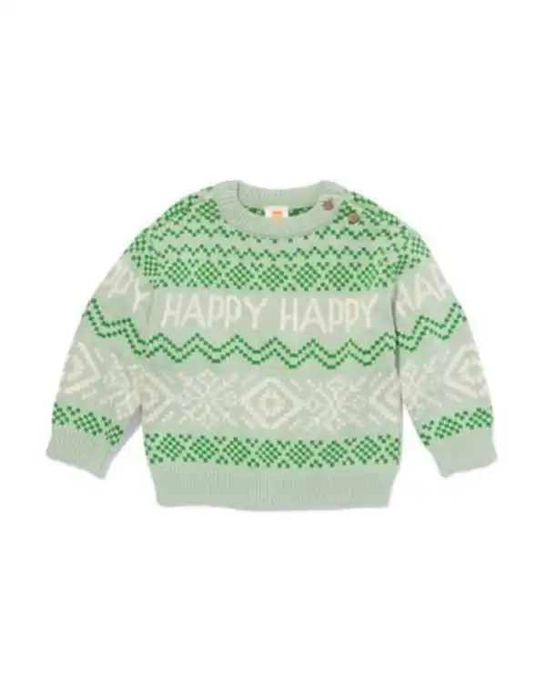 Bild 1 von Baby-Pullover, Nordic grün