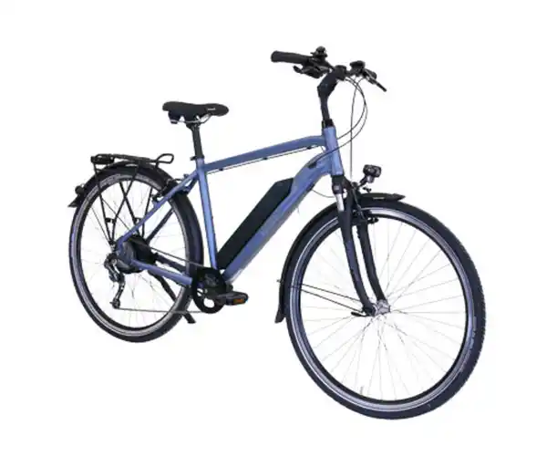 Bild 1 von HAWK Bikes E-Bike Herren »e-Trekking Gent BAFANG«,  blau, 28 Zoll, 50-cm-Rahmen