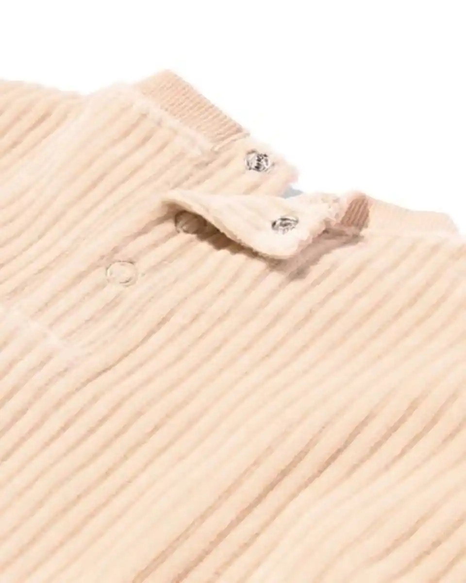 Bild 4 von Baby Sweater, gerippt, Samt ecru