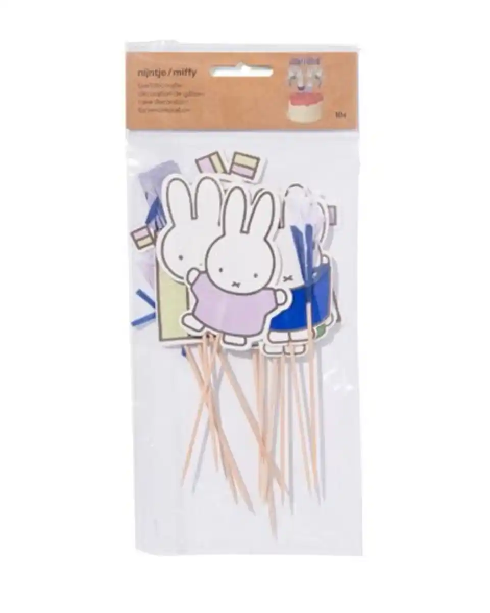 Bild 3 von 10-teilige Kuchendeko, Miffy