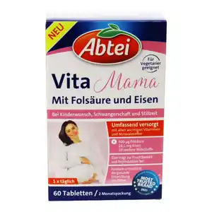 2 x Abtei Vita mit Folsäure und Eisen