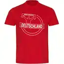 Bild 1 von multifanshop® Herren T-Shirt - Deutschland - Meine Fankurve - Druck weiß