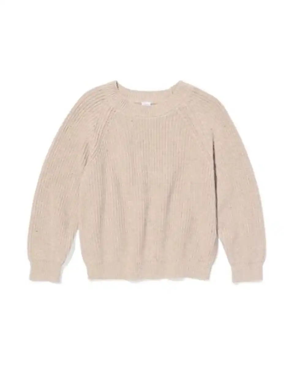 Bild 2 von Strickpullover, Beige eierschalenfarben