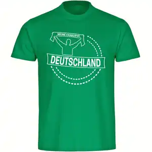 multifanshop® Herren T-Shirt - Deutschland - Meine Fankurve - Druck weiß